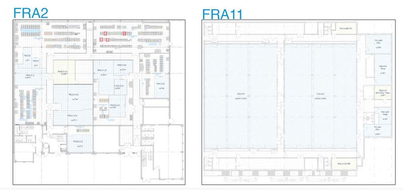 ... auch auch in der Fläche, die angemietet wird, ab. Die großen Flächen deuten zudem auf eine andere Klientel und Geschäftsmodelle hin: Kunden lagern komplette Rechenzentren aus und/oder bieten Cloud-Services.  (Interxion)