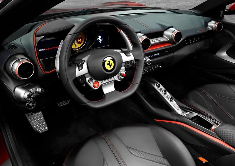Auch der Kabine des 812 Superfast hat Ferrari ein sportlicheres, radikaleres Styling verpasst. (Ferrari)