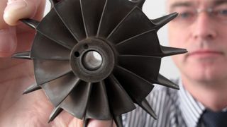 Turbinenläufer einer Mikrogasturbine (Bild: Fraunhofer IFF)