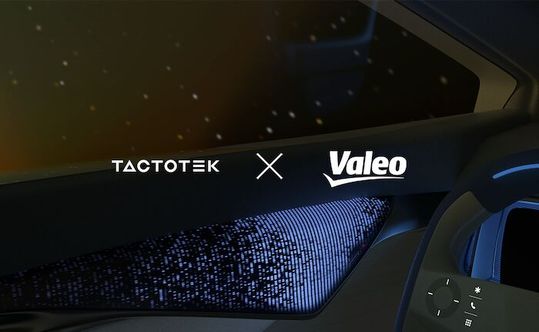 Valeo has won a major programme award from a premium global automaker and will deploy high-volume manufacturing based on IMSE technology from TactoTek for integrated smart interior surfaces.(Source:  Valeo)