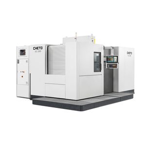 Der Schwenkbereich der Modellvariante SiC1000 HD von +110° bis +45° erlaubt eine flexible Bearbeitung von Werkstücken bis zu 1.200 kg ohne und 925 kg mit Automation.(Bild:  Cheto/ Paulo Carvalho)