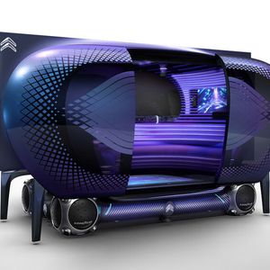 Der „Immersive-Air“-Pod war physisch auf der Shanghai Messe erlebbar.(Bild:  Autoren-Union Mobilität/Citroën)