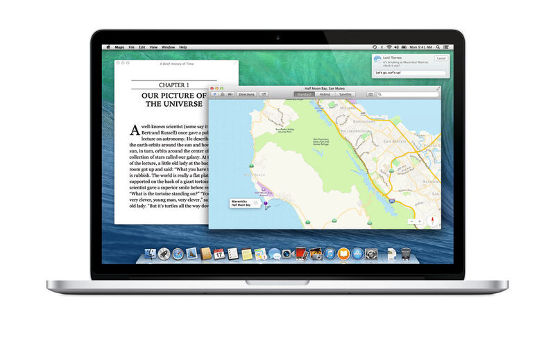 Die Kartenanwendung Maps sowie der eBook-Reader iBooks sind ab dem Herbst auch auf OSX-Macs zu finden. (Bild: Apple)
