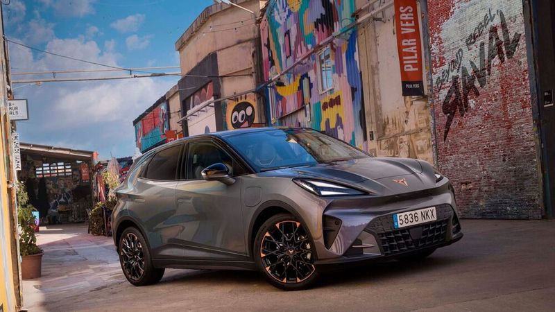 The Cupra Raval is based on a striking design with an urban character(Image: Cupra via Authors' Union Mobility)