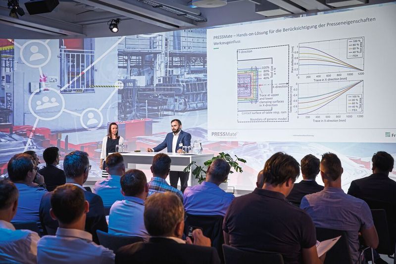 Impressionen der 4. Fachtagung „Mehr Effizienz im Presswerk“ am 15. Juni 2023 in Würzburg. (Bild: VCG/Stefan Bausewein)