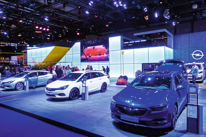 Die Opel-Präsenz auf der diesjährigen IAA. (Bild: Rehberg / »kfz-betrieb«)