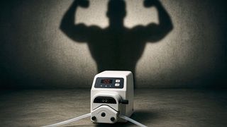 Abb.1: Unscheinbare Muskelprotze im Labor: Dosierpumpen leisten ganze Arbeit, und das mit höchster Präzision. (Symbolbild) (Bild: GPT Image Generator / KI-generiert)