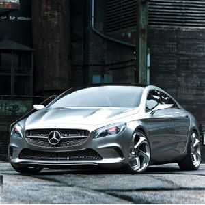 Die Scheinwerfer des Concept Style Coupé leuchten im Stand-by-Modus rot. Die Blinker "wischen" zur jeweiligen Seite: Möglich ist dies mittels Klappen, die sich einzeln öffnen und das Licht durchlassen.