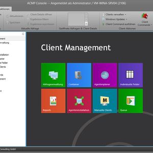 Abbildung 1: Aufgeräumt – Die neue Managementkonsole.