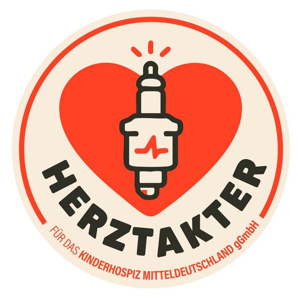Das Logo des Projekts „Herztakter“ verbindet die  Leidenschaft für Fahrzeuge mit dem Engagement für schwerstkranke Kinder und  ihre Familien.  (Bild: Morris Furkert)