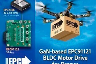 EPC introduces a GaN-based evaluation board designed for high-efficiency BLDC motor drive applications.(Source:  EPC)