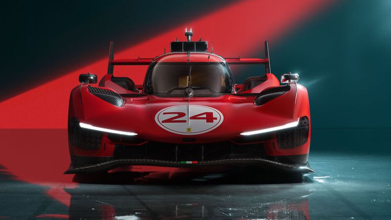 Der Dreiliter-Sechszylinder im Heck bringt zusammen mit einem E-Motor für die Vorderachse in Summe 640 kW/870 PS auf die Straße. (Bild: Ferrari)