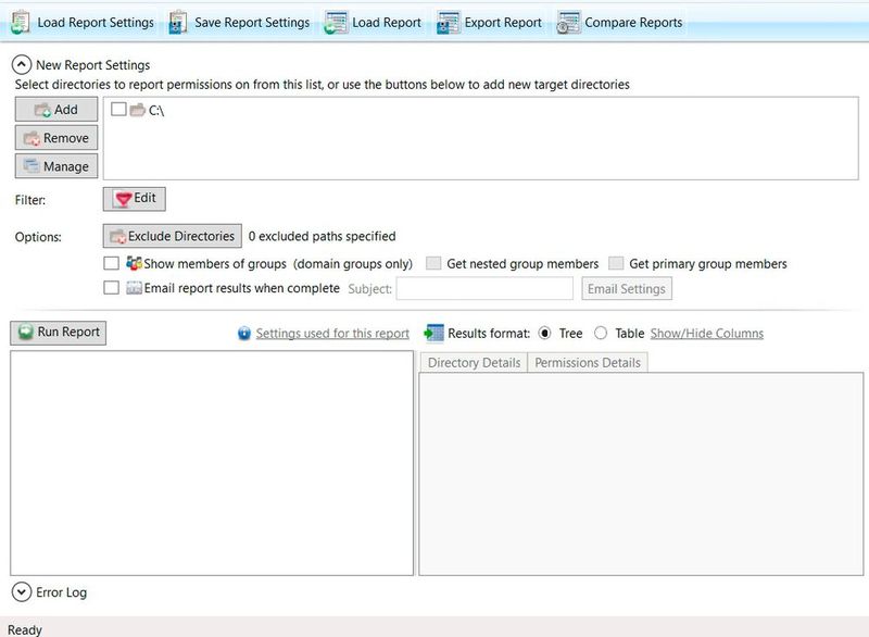 NTFS Permissions Reporter hilft beim Analysieren von NTFS-Rechten. (Bild: Joos / CJWDEV)