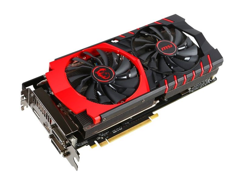 Das MSI-Topmodell R9 390X Gaming 8G mit Radeon-R9-390X-GPU und 8 GB GDDR5 als Grafikspeicher. (Bild: MSI)