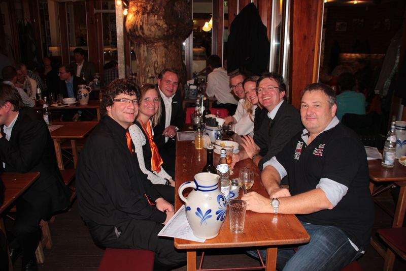 I. Keim, N. Rech (beide Orange Line), C. Vogt, J. von der Heydt (beide Fortinet), H. Lamotte (ITB), Dr. W. Beneicke (EDV-Beratung Beneicke) und J. Mähr (CVS) (Archiv: Vogel Business Media)