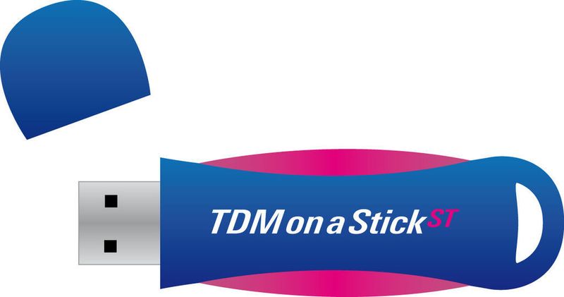 Tool Data Management Plug-and-Play: auf dem USB-Stick ist TDM voll funktionstüchtig vorinstalliert mit Oracle und Betriebssystem. Bild: TDM (Archiv: Vogel Business Media)