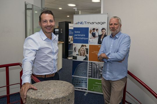 Fabien Bassi (à gauche) et Sébastien Monney.(Source :  tripack.ch)