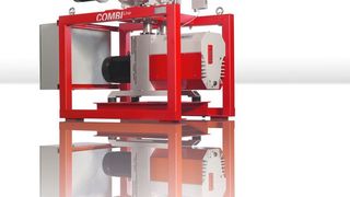 Wälzkolbenpumpstände werden im Grob- und Feinvakuum eingesetzt und bieten vor allem im Übergangsbereich ein großes Saugvermögen. Die CombiLine steht für eine große Vielfalt an Wälzkolbenpumpständen mit unterschiedlichen Vorpumpen, Abstufungen und Zubehör. (Pfeiffer Vacuum)
