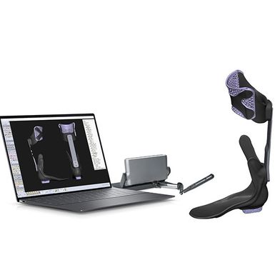 Individuell angepasste Einlagen, erstellt mit Geomagic Freeform. (Bild: Mit freundlicher Genehmigung von Advanced 3D, via Hexagon.)