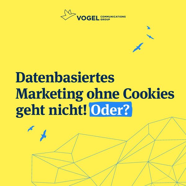Datenbasiertes Marketing ohne Cookies geht nicht! Oder? (Bild: Vogel Communications Group)