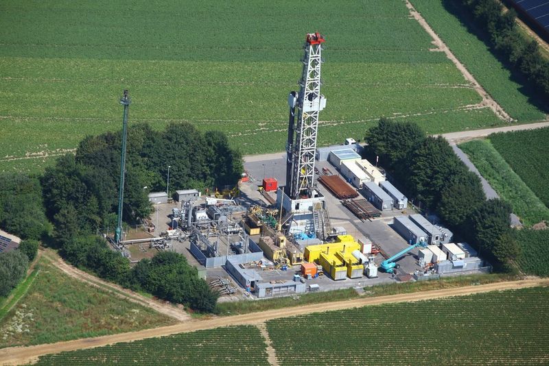 Erdgasbohrung in Visbek (Niedersachsen) (Bild: Exxon Mobil)