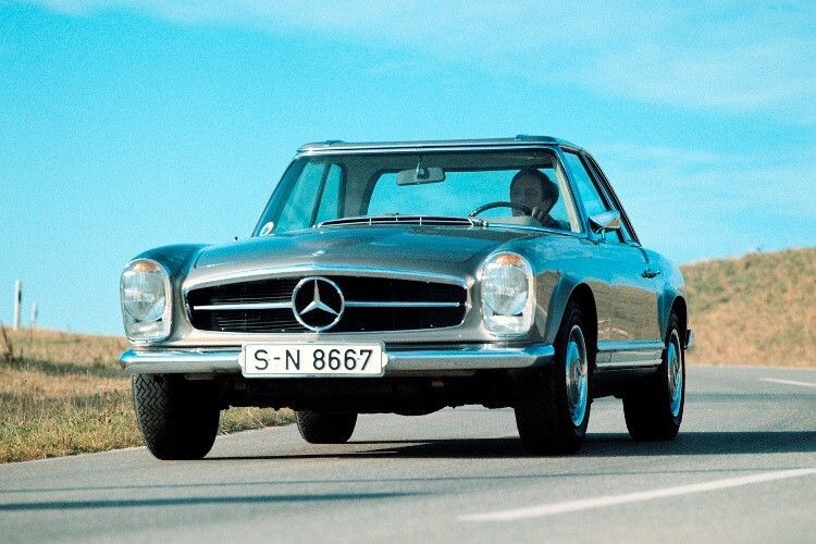 Der Mercedes Benz 230 SL wurde ab 1963 gebaut. (Foto: Mercedes Benz)