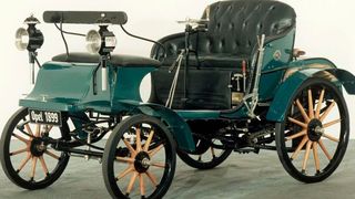 Der Opel Lutzmann ab 1899. (Opel)