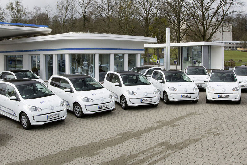 VWs kleinstes Modell Up ist als E-Up auch bereits elektrisch unterwegs. (VW)