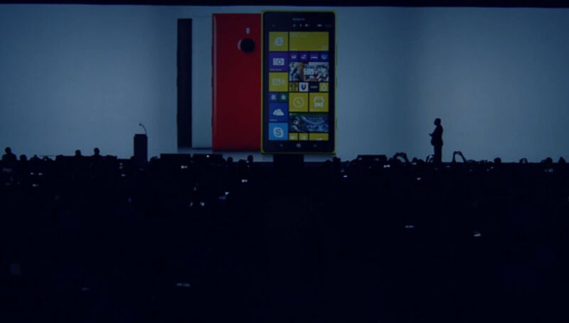 Das Lumia 1520 hat ein sechs Zoll großes 1080-Pixel-Full-HD-Display. (Bild: Nokia)