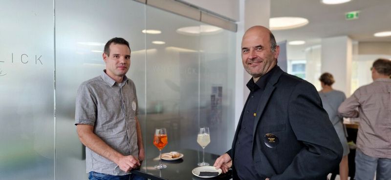 Patrick Bertele und Wolfgang Grupp (beide Heldele) (Bild: C4B)