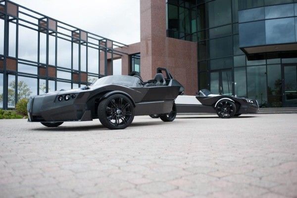 Der Torq Roadster: das elektrisch angetriebene Trike mit 300 kW könnte in einem Batman-Film mitspielen (Epic Electric Vehicles)
