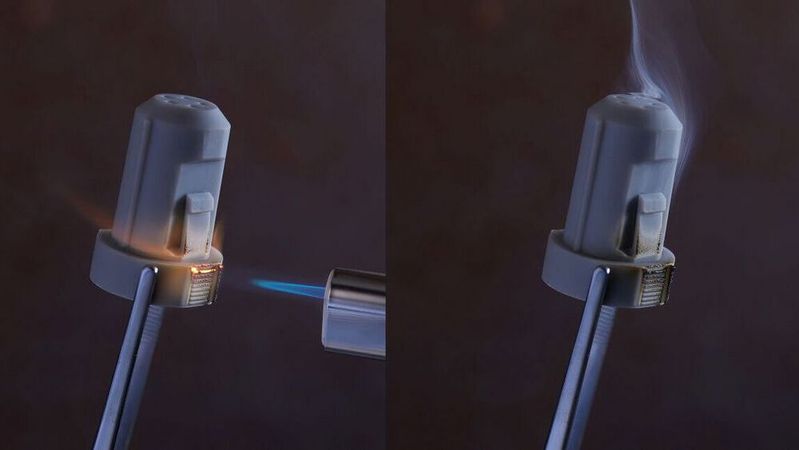 Der 3D-Drucker-Hersteller Formlabs hat beispielsweise sein erstes selbstverlöschendes Material vorgestellt. Das Kunstharz wurde speziell für Bauteile in den Branchen Luft- und Raumfahrt, Transport und Elektronik entwickelt, die Zertifizierungen bezüglich der Brennbarkeit einhalten müssen. Der 3D-Drucker-Hersteller Formlabs hat beispielsweise sein erstes selbstverlöschendes Material vorgestellt. Das Kunstharz wurde speziell für Bauteile in den Branchen Luft- und Raumfahrt, Transport und Elektronik entwickelt, die Zertifizierungen bezüglich der Brennbarkeit einhalten müssen.