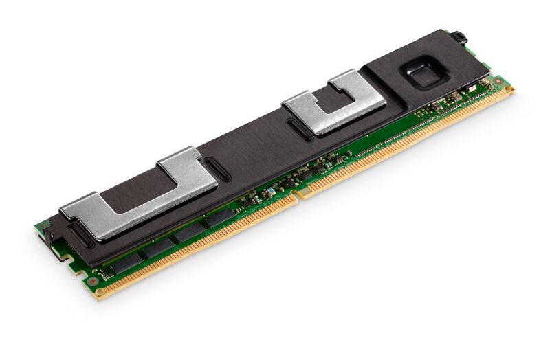 Die Cascade-Lake-Prozessoren unterstützen Optane DC Persistent Memory. Intel bietet die Module mit 128, 256 oder 512 GB Kapazität an.   (Intel)