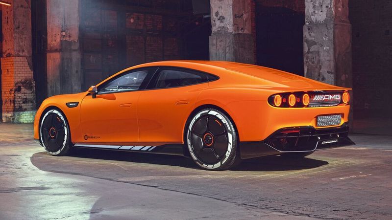 Der AMG Concept GT XX ist ein Auto, das zeigen soll, was möglich ist. (Bild: Mercedes-Benz)