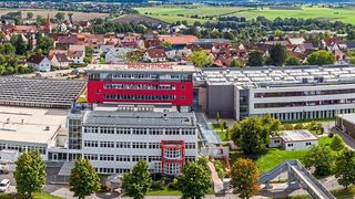 Aerial view of the Bausch+Ströbel Headquarter in Ilshofen (Bausch+ Ströbel)