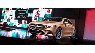 Mercedes-Benz präsentiert auf der Auto China in Peking erstmalig ein Stufenheckmodell der neuen A-Klasse vor. (Daimler)