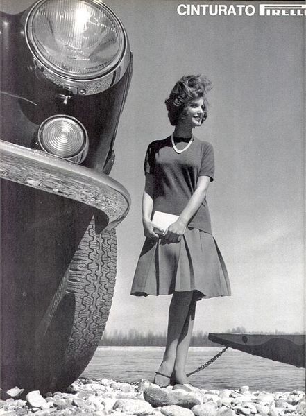Schöne Werbemotive waren den Italienern schon immer wichtig. Den Produktnamen Cinturato gibt es heute noch. (Pirelli)
