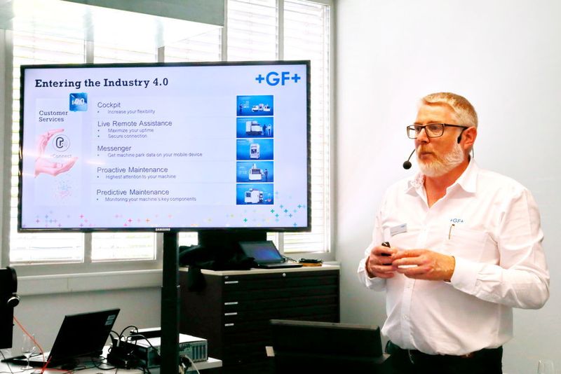 GF Machining Solution und Industrie 4.0. (Anne Richter, SMM)