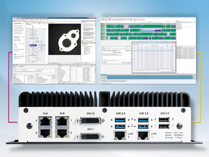 Matrox 4Sight GPm – lüfterloser Embedded PC für die Bildverarbeitung. ( Rauscher)