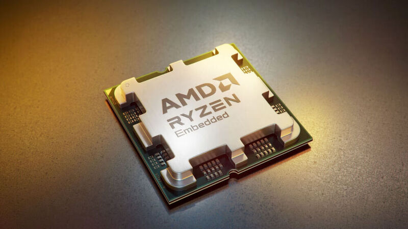Mit einer maximalen Leistungsaufnahme zwischen 65 und 105 W zielen die neuen Ryzen-Embedded-7000-Prozessoren von AMD auf Industrieapplikationen, bei den viel Rechenpower gefragt ist und Abwärme kein Problem ist.