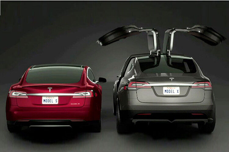 Erhältlich soll das Model X nun erst im dritten Quartal 2015 sein. (Foto: Tesla)