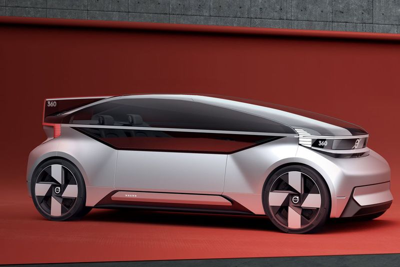 Mit der Konzeptstudie 360c zeigt Volvo, ... (Bild: Volvo)