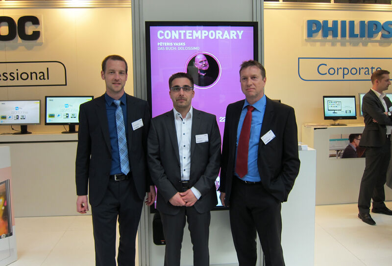 v. l. Sebastian Niehues, Andreas Roth und Markus Wey, AOC		 (IT-BUSINESS)