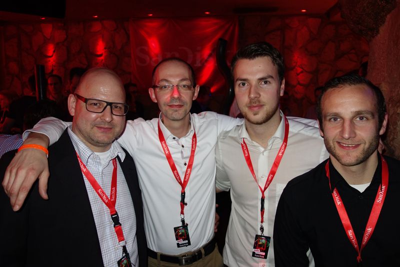 (v. l.) Horst Günther, Zotac, Christian Kissinger, Michael Bauer und Stefan Liermann, Conrad Electronic (Bild: IT-BUSINESS)