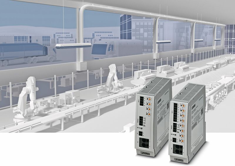 Bild 1: Automatisierte Anlagen fertigen heute am laufenden Band – elektronische mehrkanalige Geräteschutzschalter sichern den Betrieb ab und erhöhen die Verfügbarkeit. (Bild: Phoenix Contact)