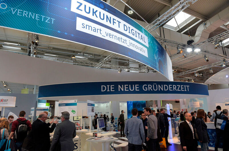 Das Bundesministerium für Wirtschaft BMWi und die Vision der digitalen Zukunft: smart, vernetzt und innovativ. (Deutsche Messe)