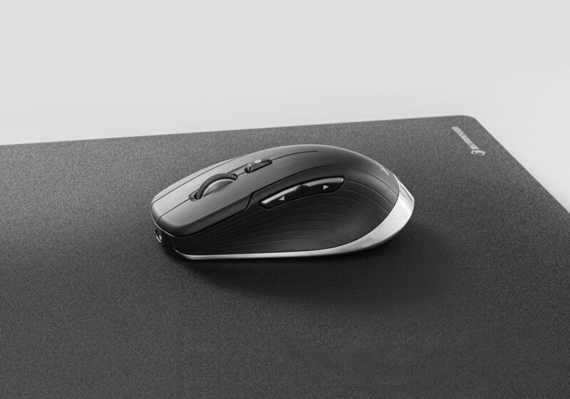 Die Modelle Cad-Mouse Compact und Cad-Mouse Compact Wireless (im Bild) sind für Anwender konzipiert, die häufig unterwegs sind und dabei flexibel agieren wollen.  (3D-Connexion)