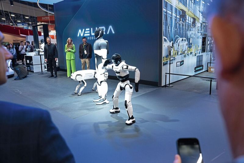 Neue Roboter: Zur CES 2026 stellte Neura neue Versionen seiner Roboter vor. (Bild: Neura Robotics)