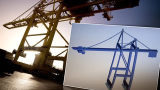 Effektive Dämpfung von Krangestellschwingungen  (Bild: Siemens)