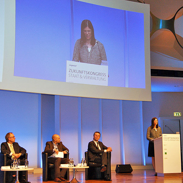 Accenture-Geschäftsführerin Catrin Hinkel verwies auf die Bedeutung des Datenschutzes für eGovernment (Foto: mk)